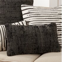 Wayfair black best sale and white pillows